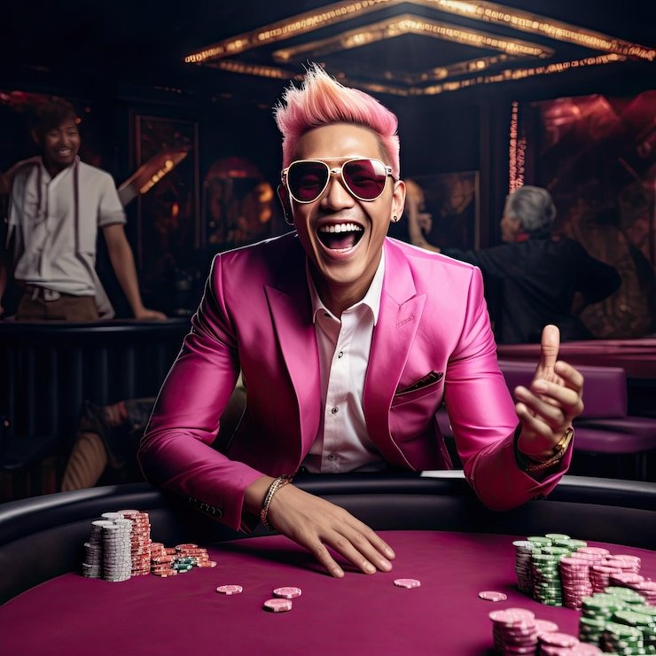Seorang pemain muda menikmati pertandingan sepak bola di perangkat mobile